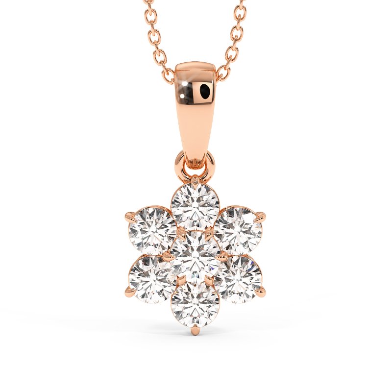 18K Rose Gold Saskia Pendant