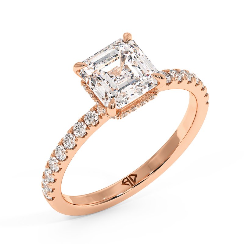 18K Rose Gold Isadora Engagement Ring