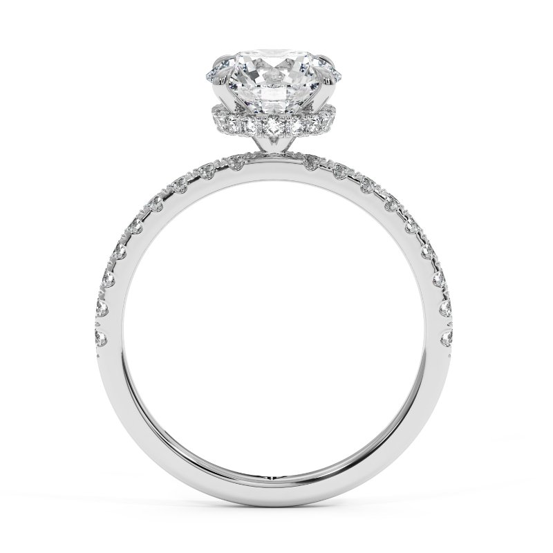 18K White Gold Isadora Engagement Ring