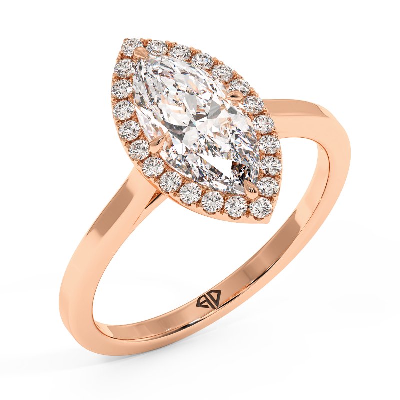 18K Rose Gold Layla Engagement Ring