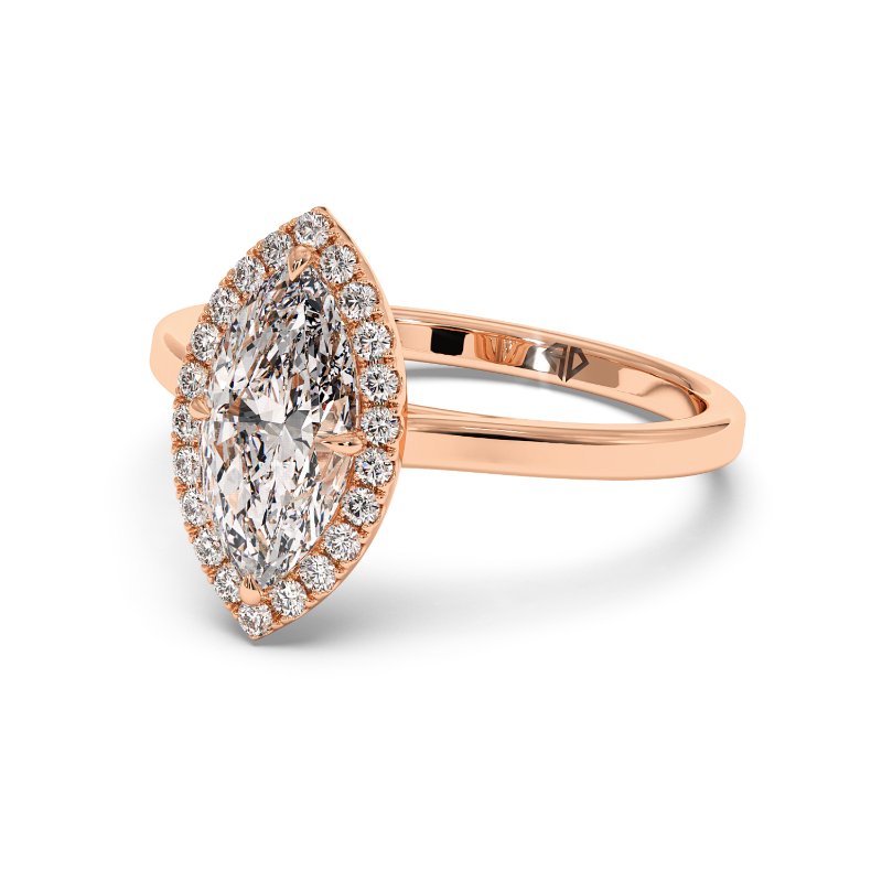 18K Rose Gold Layla Engagement Ring