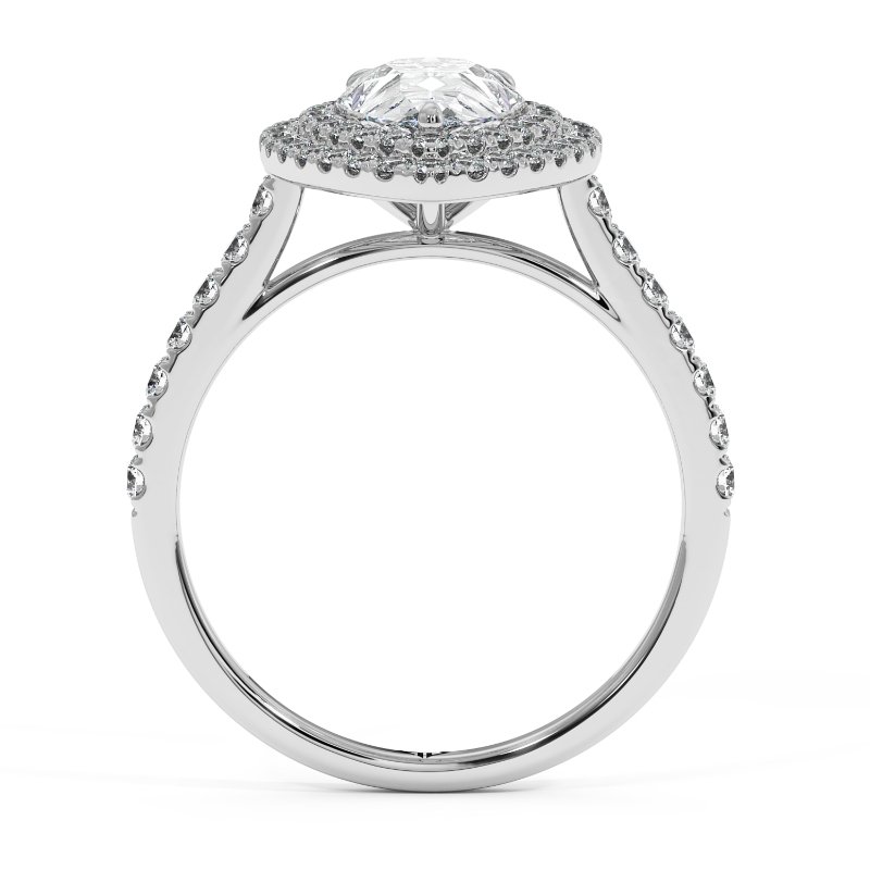 18K White Gold Eva Engagement Ring