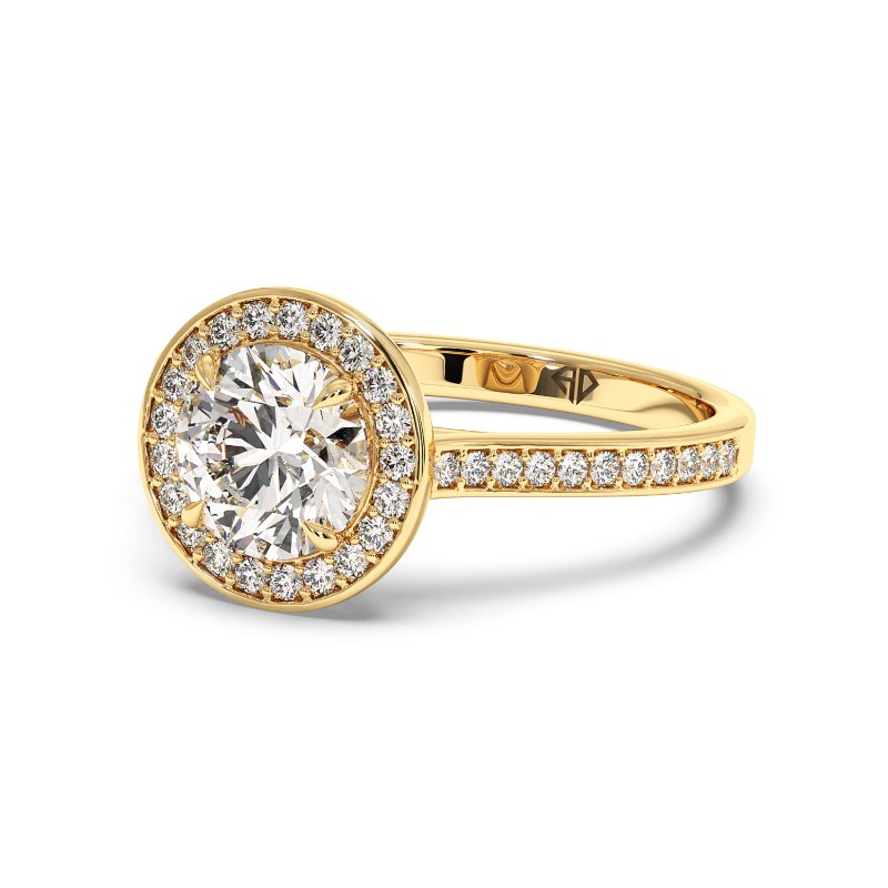 18K Yellow Gold Lucia Engagement Ring