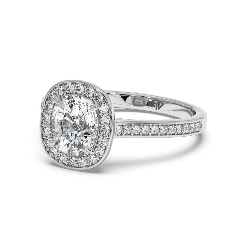 Platinum Lucia Engagement Ring