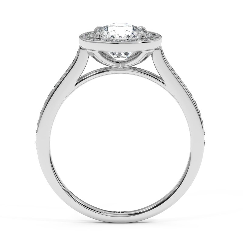 Platinum Lucia Engagement Ring