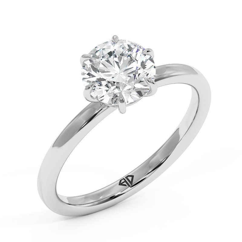 18K White Gold Octavia Engagement Ring