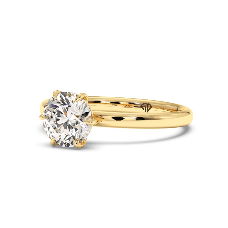 18K Yellow Gold Octavia Engagement Ring