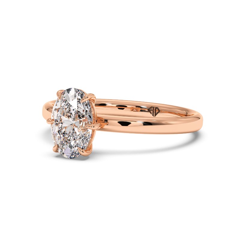 18K Rose Gold Octavia Engagement Ring