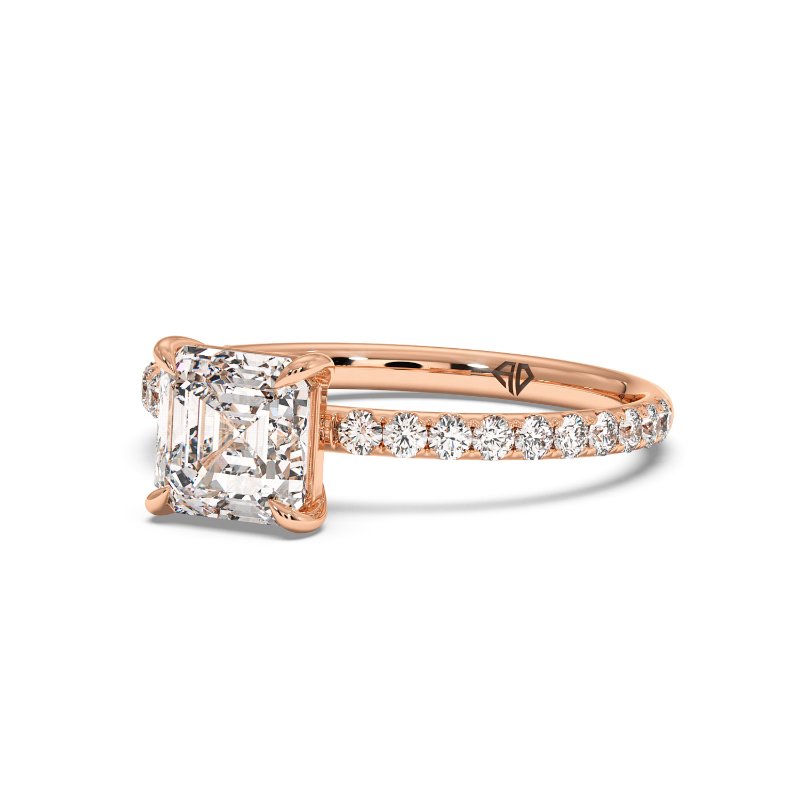 18K Rose Gold Auriella Engagement Ring