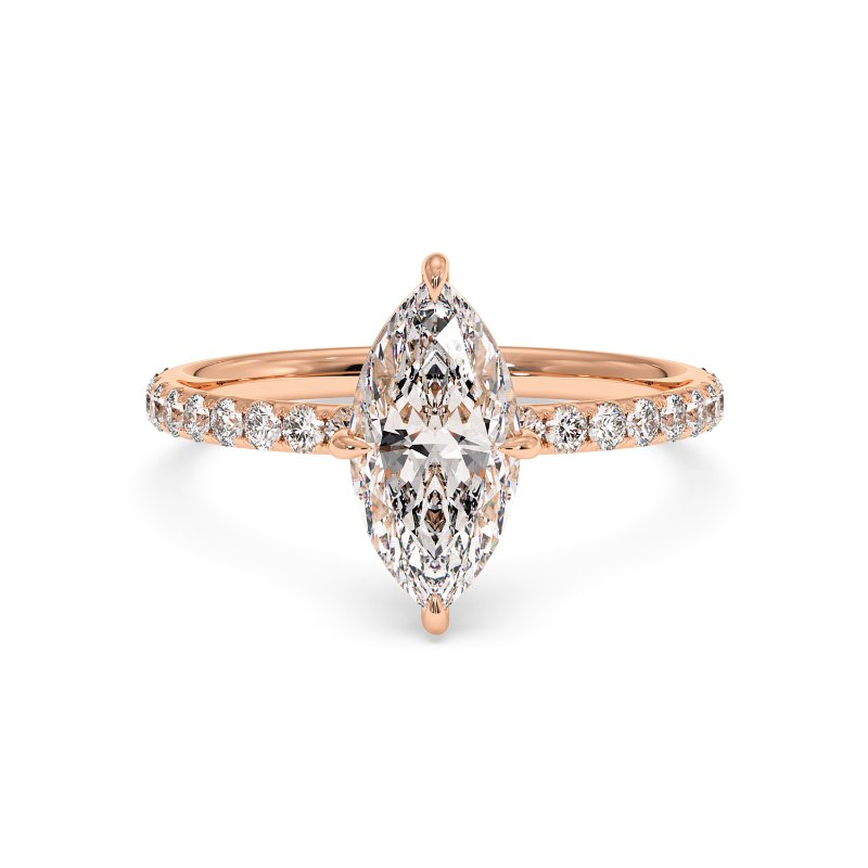 18K White Gold Auriella Engagement Ring