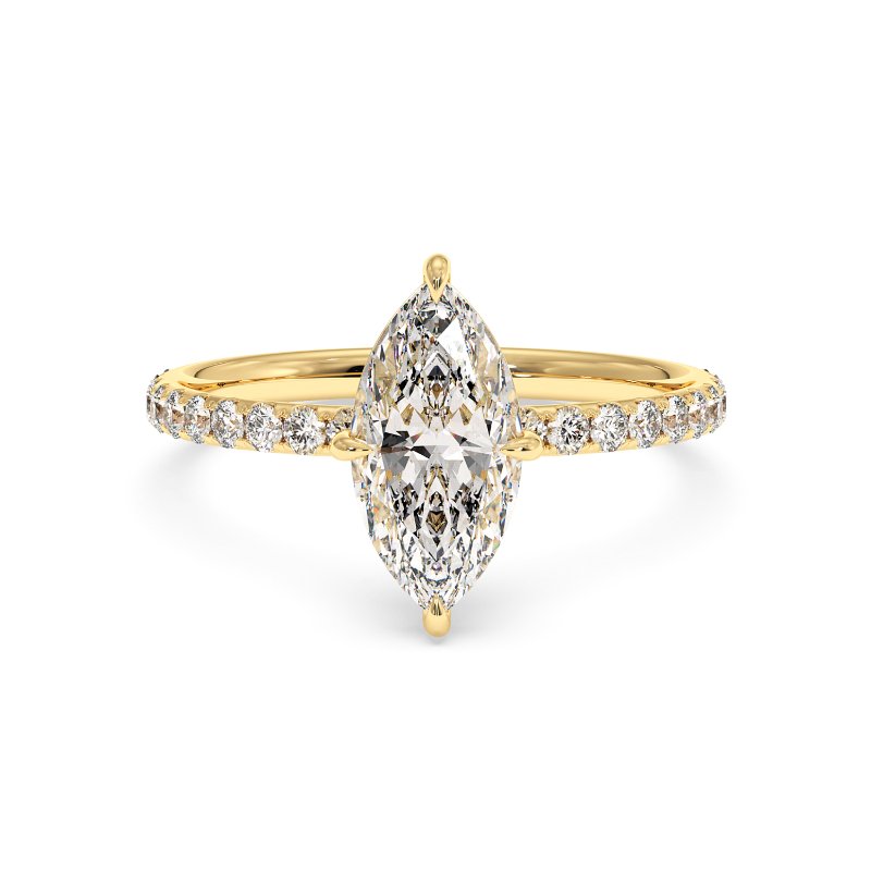 18K White Gold Auriella Engagement Ring