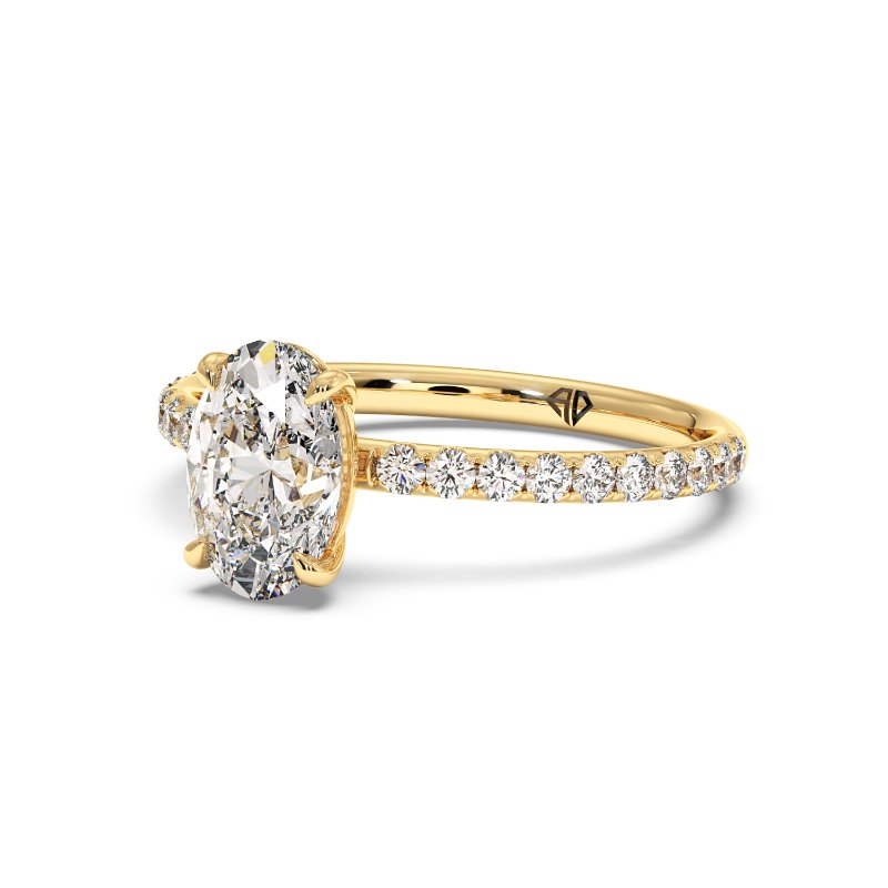 18K Yellow Gold Auriella Engagement Ring