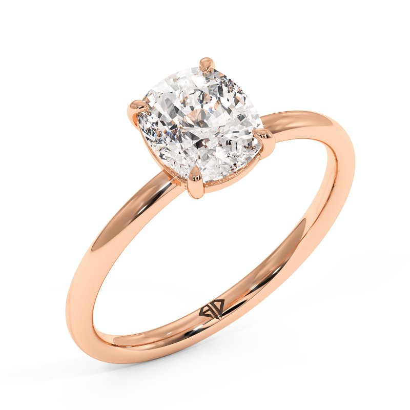 18K Rose Gold Fiora Engagement Ring