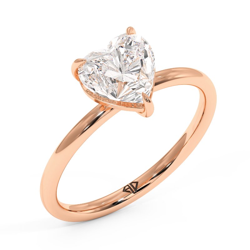 18K Rose Gold Fiora Engagement Ring