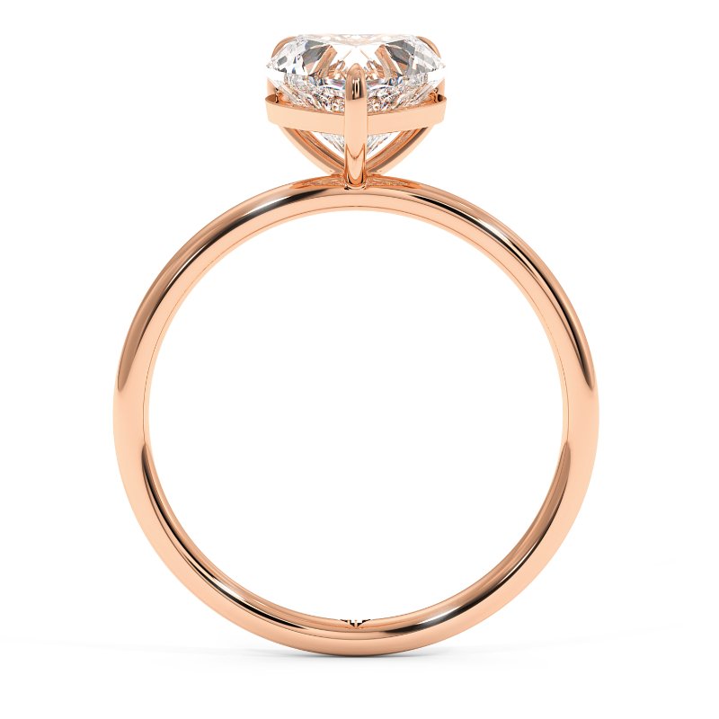 18K Rose Gold Fiora Engagement Ring