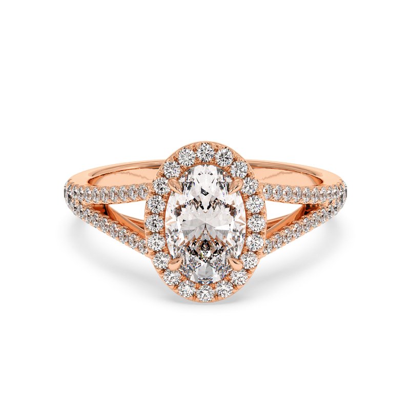 18K Rose Gold Odessa Engagement Ring