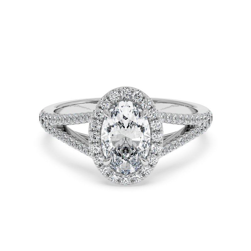 18K White Gold Odessa Engagement Ring