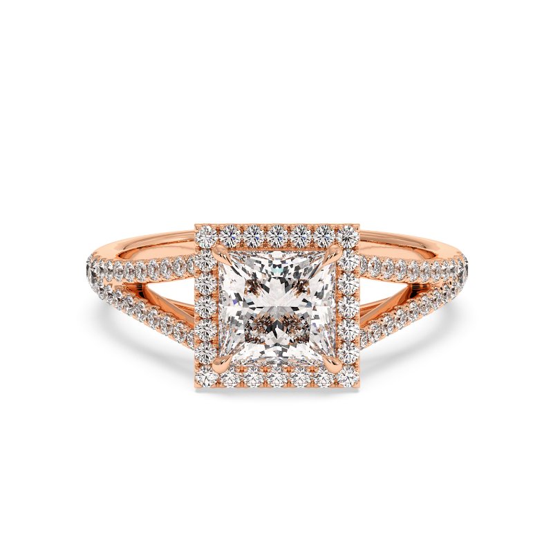 18K Rose Gold Odessa Engagement Ring