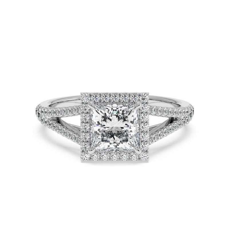18K White Gold Odessa Engagement Ring