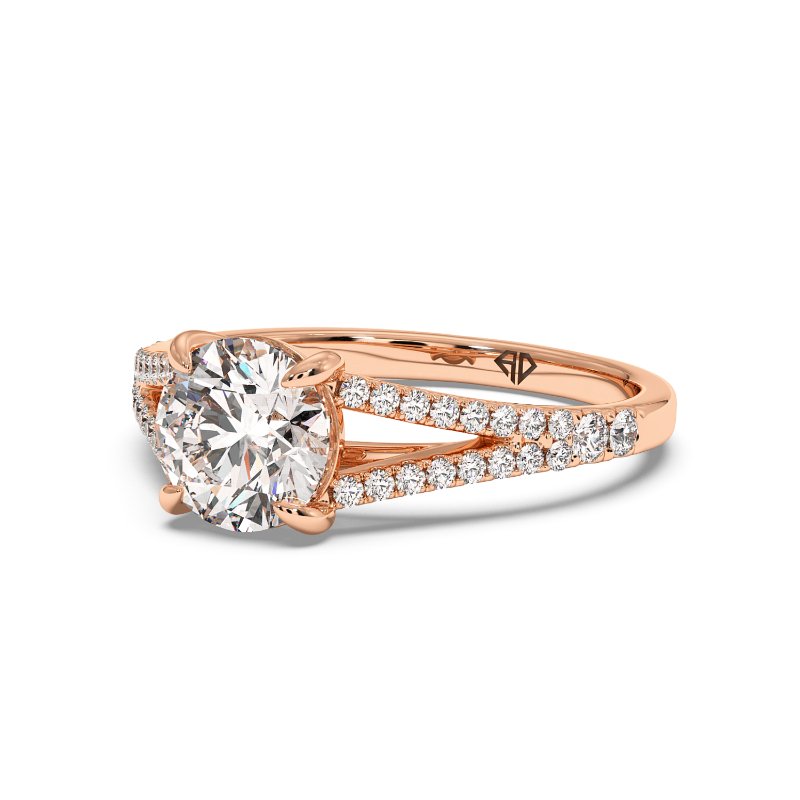 18K Rose Gold Felicity Engagement Ring