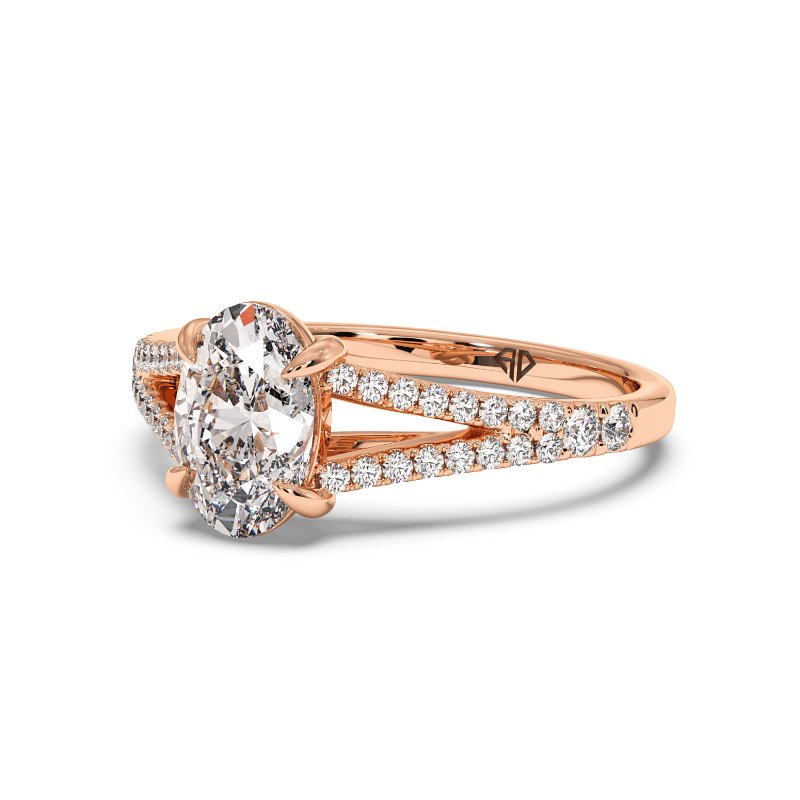 18K Rose Gold Felicity Engagement Ring