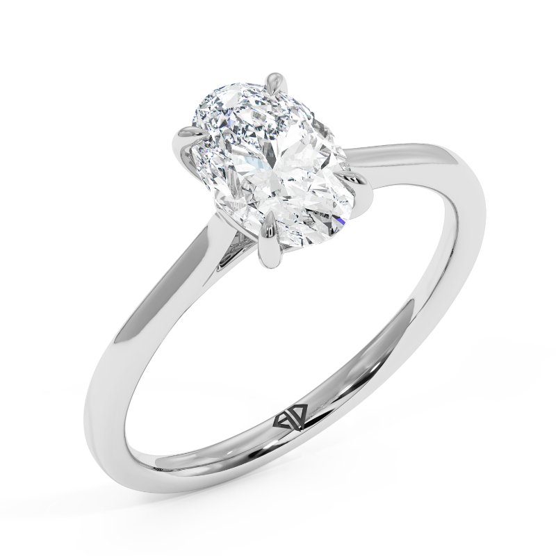 18K White Gold Elodie Engagement Ring