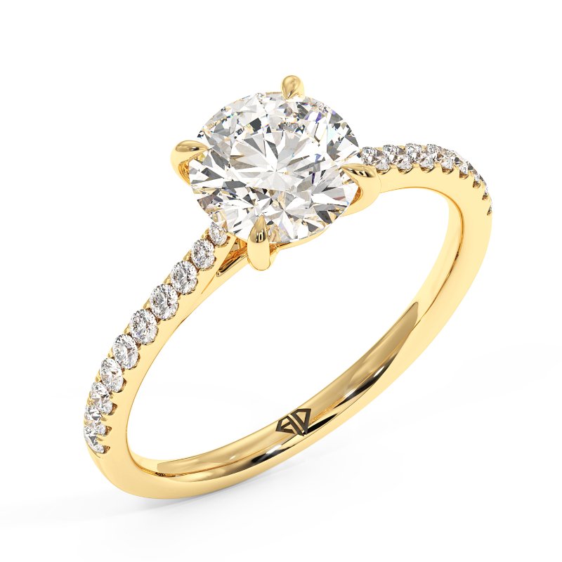 18K Yellow Gold Avalyn Engagement Ring