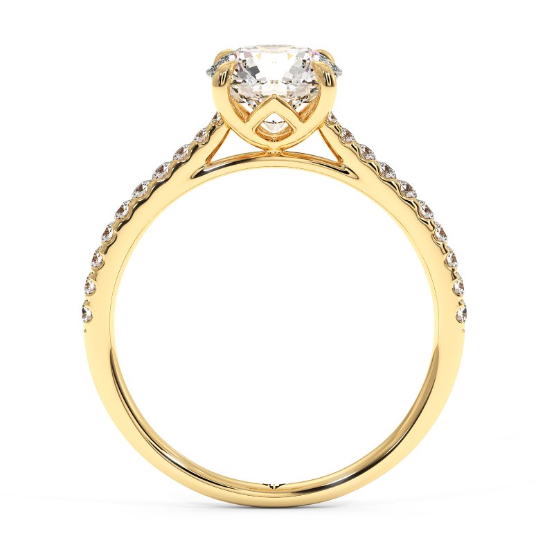 18K Yellow Gold Avalyn Engagement Ring
