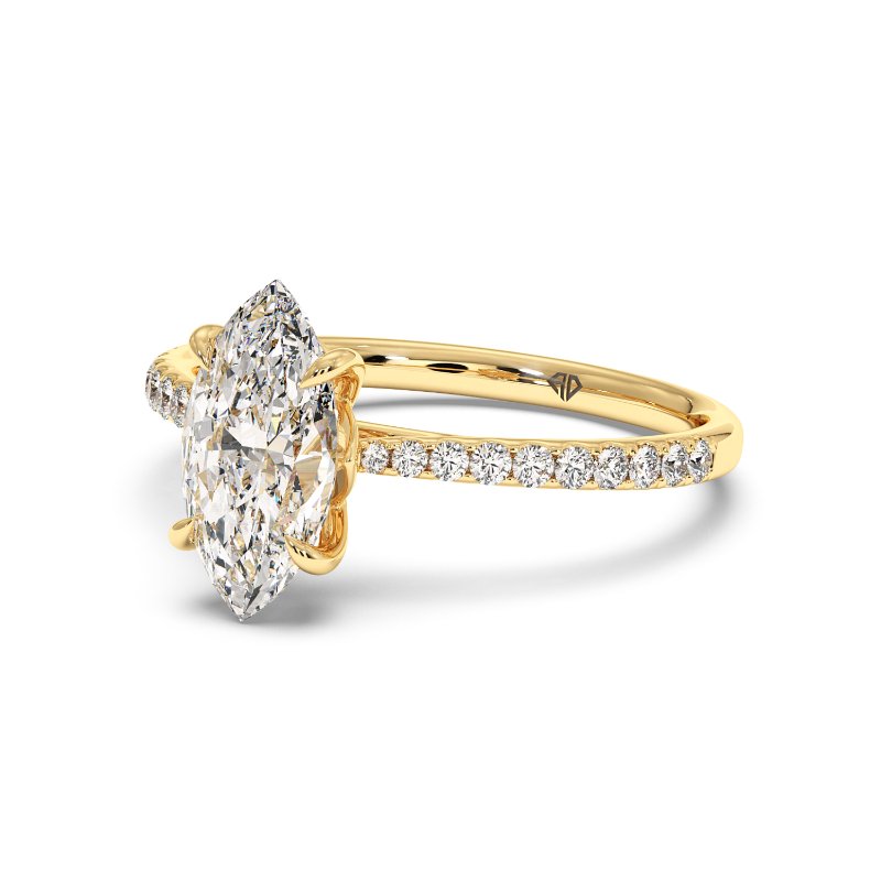 18K Yellow Gold Avalyn Engagement Ring
