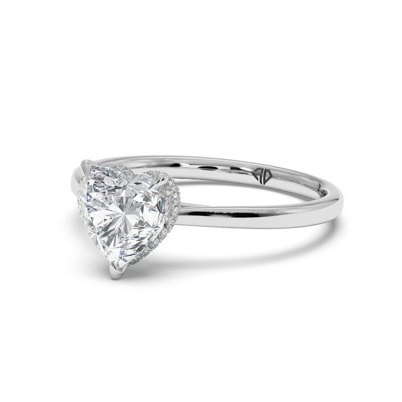 18K White Gold Aaliyah Engagement Ring