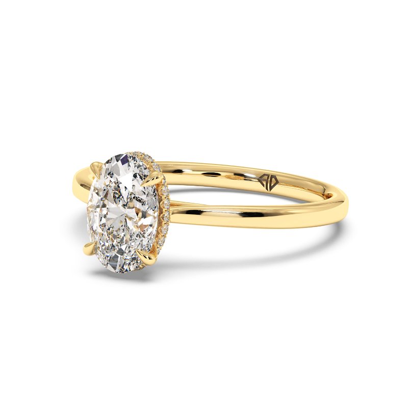 18K Yellow Gold Aaliyah Engagement Ring