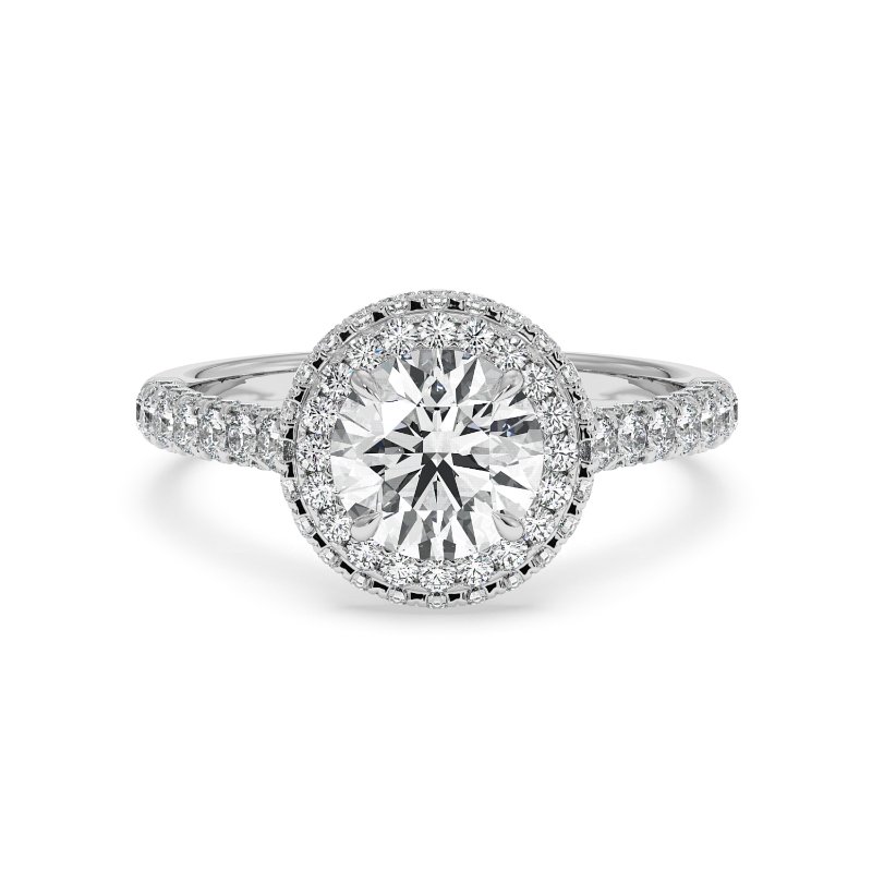 18K White Gold Lavinia Engagement Ring
