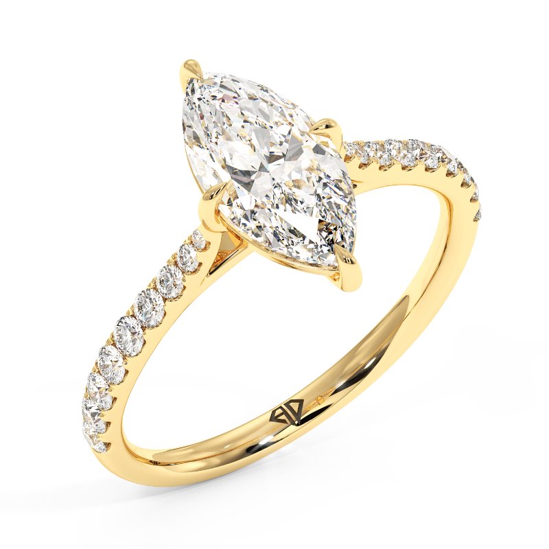 18K Yellow Gold Juliette Engagement Ring