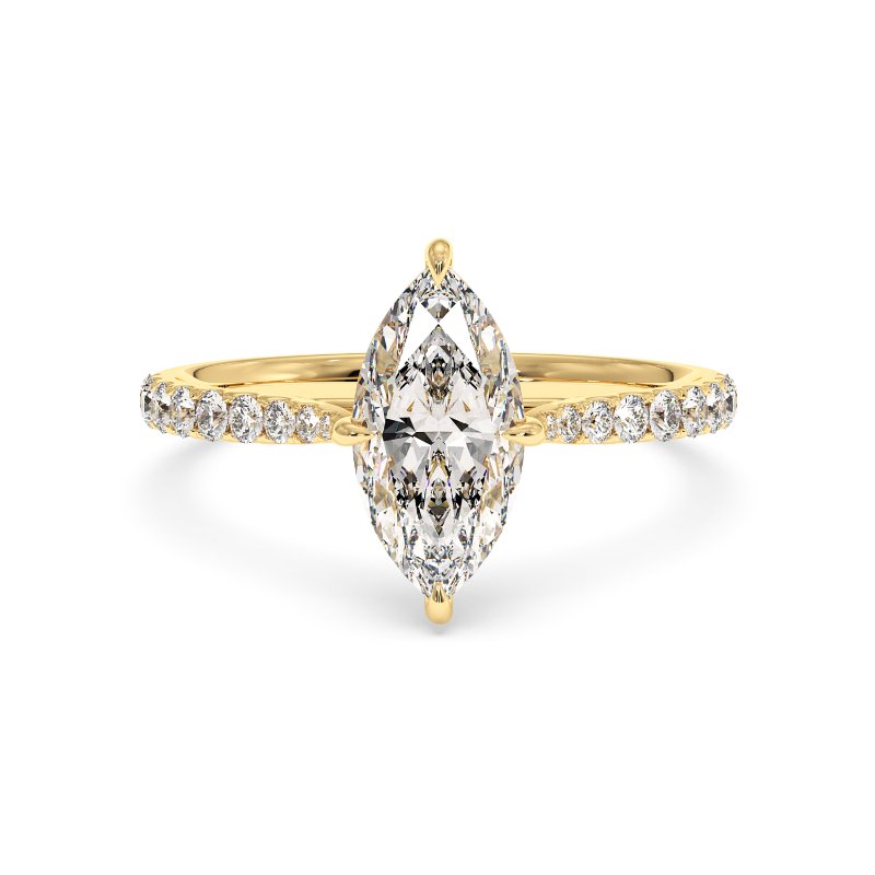 18K White Gold Juliette Engagement Ring