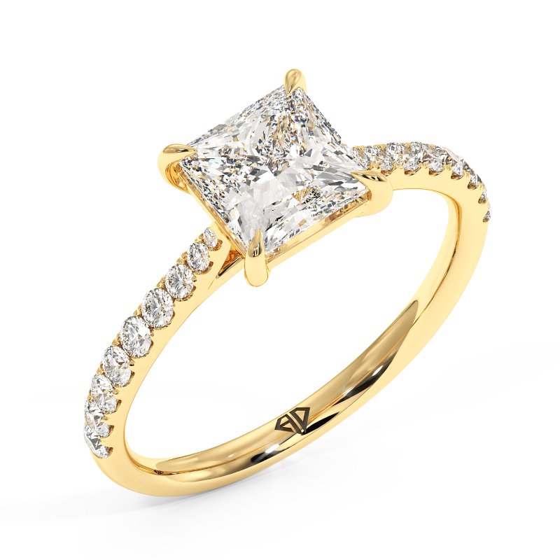 18K Yellow Gold Juliette Engagement Ring