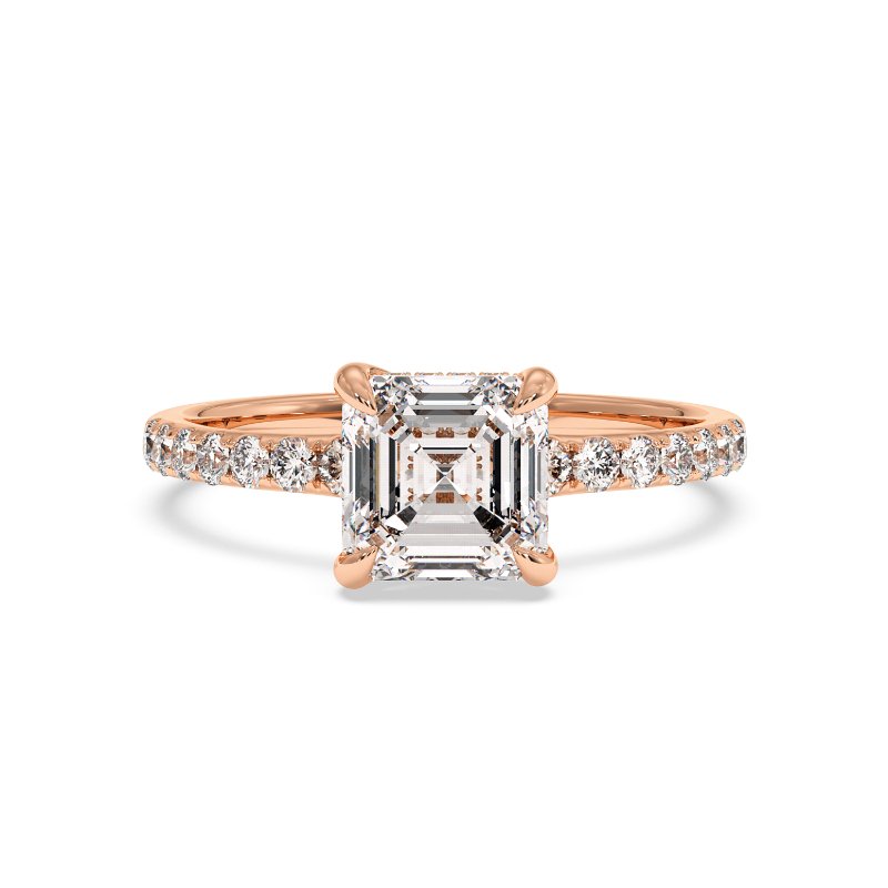 18K White Gold Yasmine Engagement Ring
