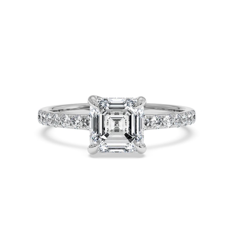 18K White Gold Yasmine Engagement Ring