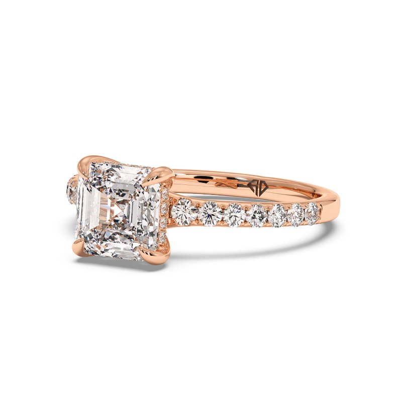 18K Rose Gold Yasmine Engagement Ring