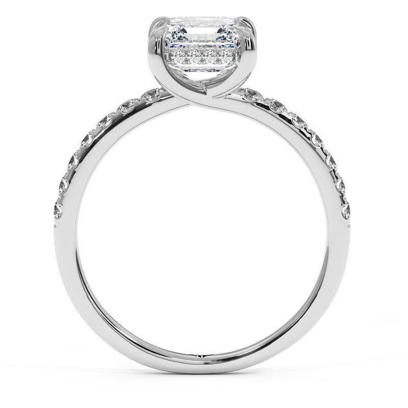 18K White Gold Yasmine Engagement Ring
