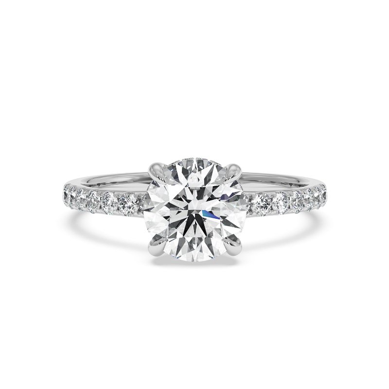 Platinum Yasmine Engagement Ring