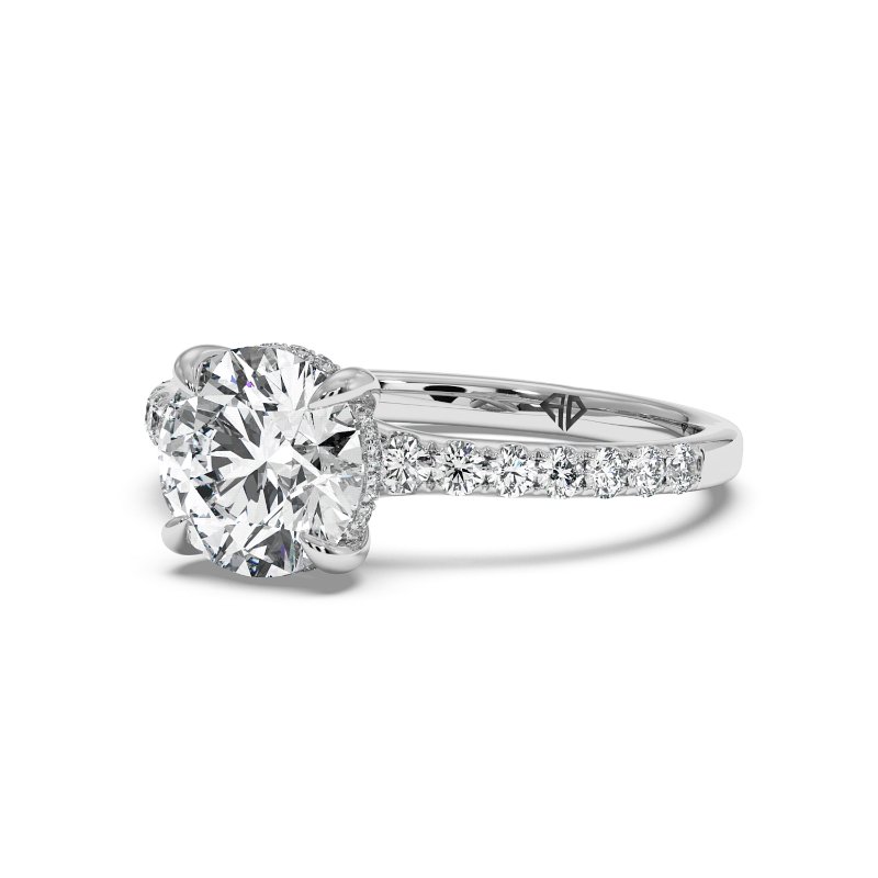 Platinum Yasmine Engagement Ring