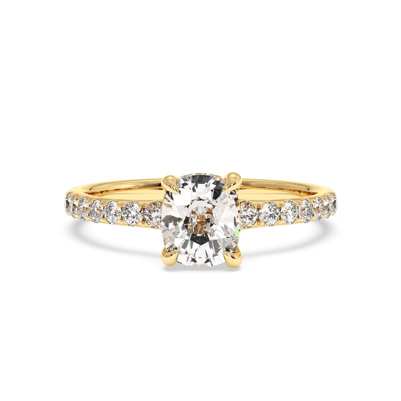 18K Yellow Gold Yasmine Engagement Ring