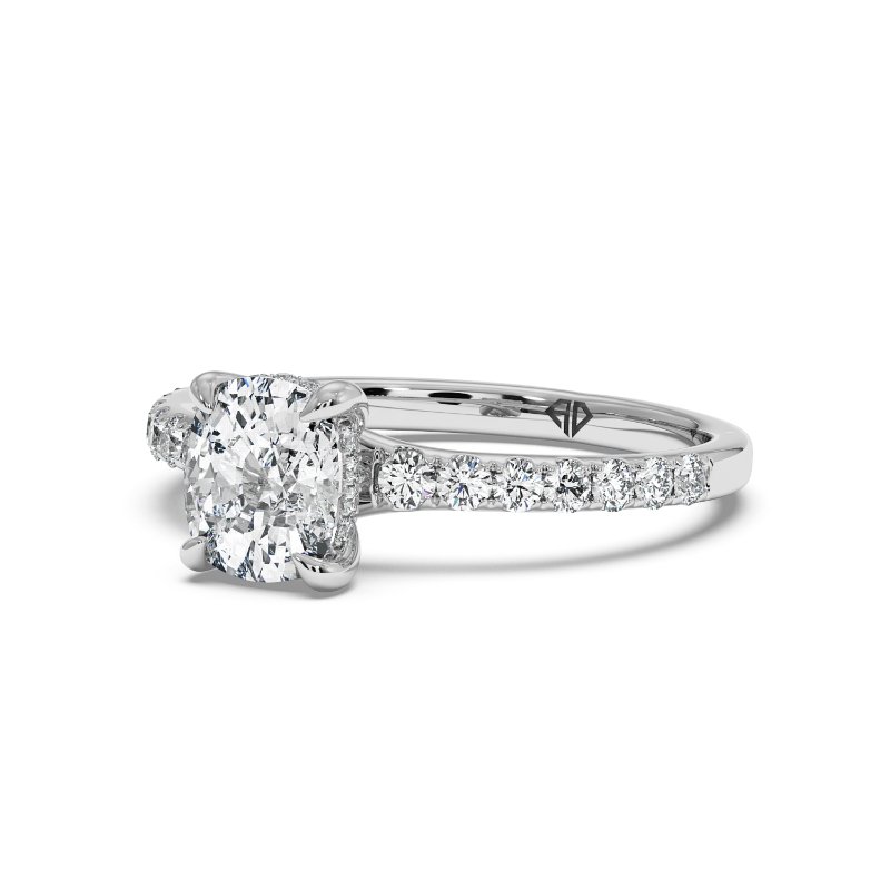 18K White Gold Yasmine Engagement Ring