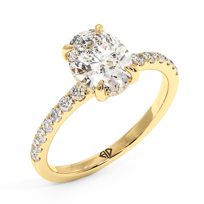 18K Yellow Gold Yasmine Engagement Ring