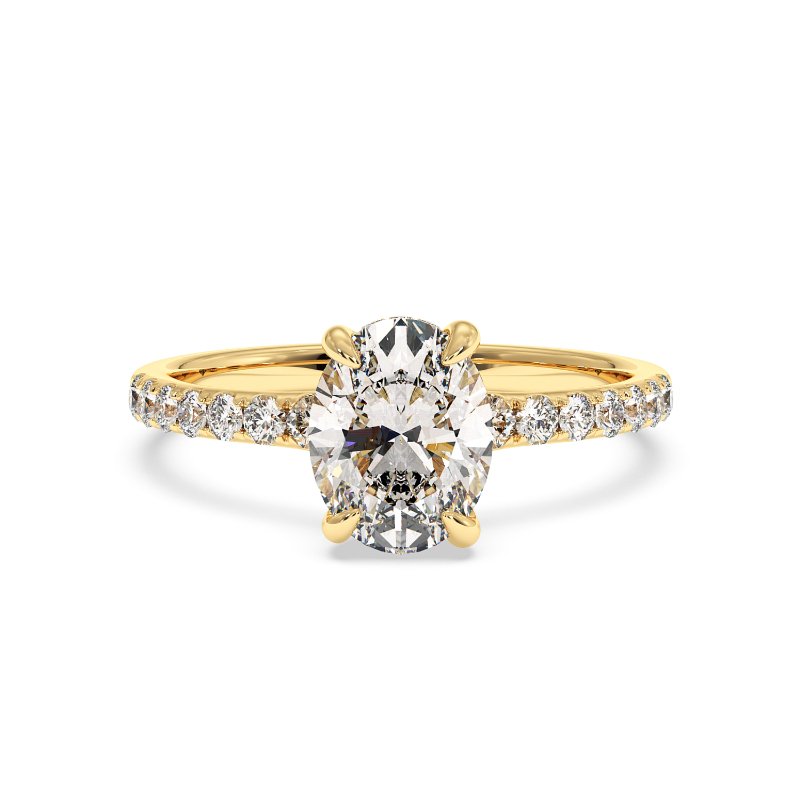 18K Yellow Gold Yasmine Engagement Ring