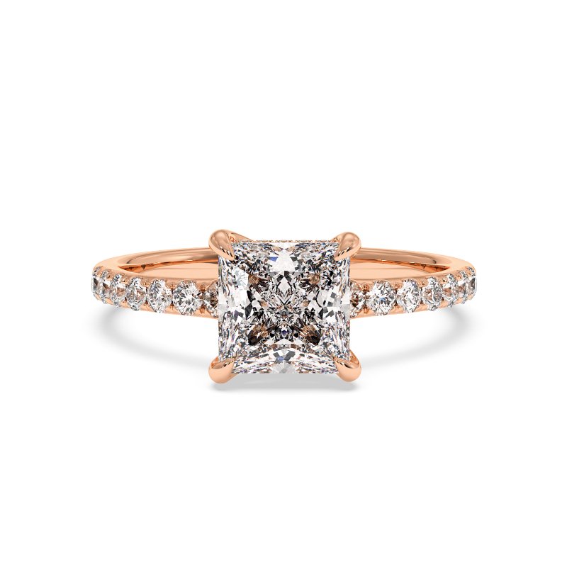18K Rose Gold Yasmine Engagement Ring