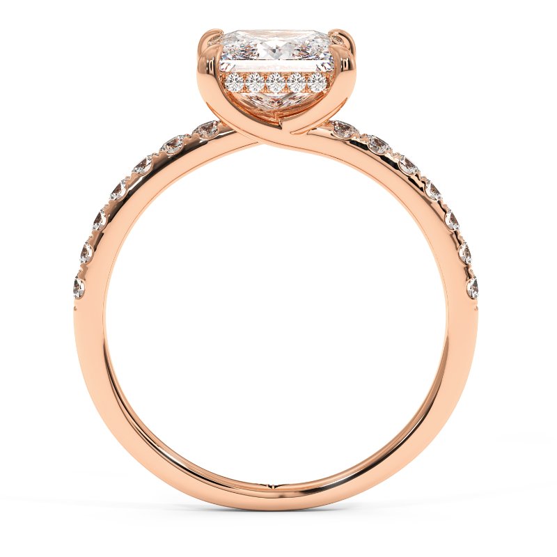 18K Rose Gold Yasmine Engagement Ring
