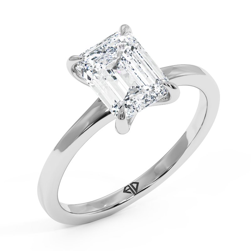 18K White Gold Yasmine Engagement Ring