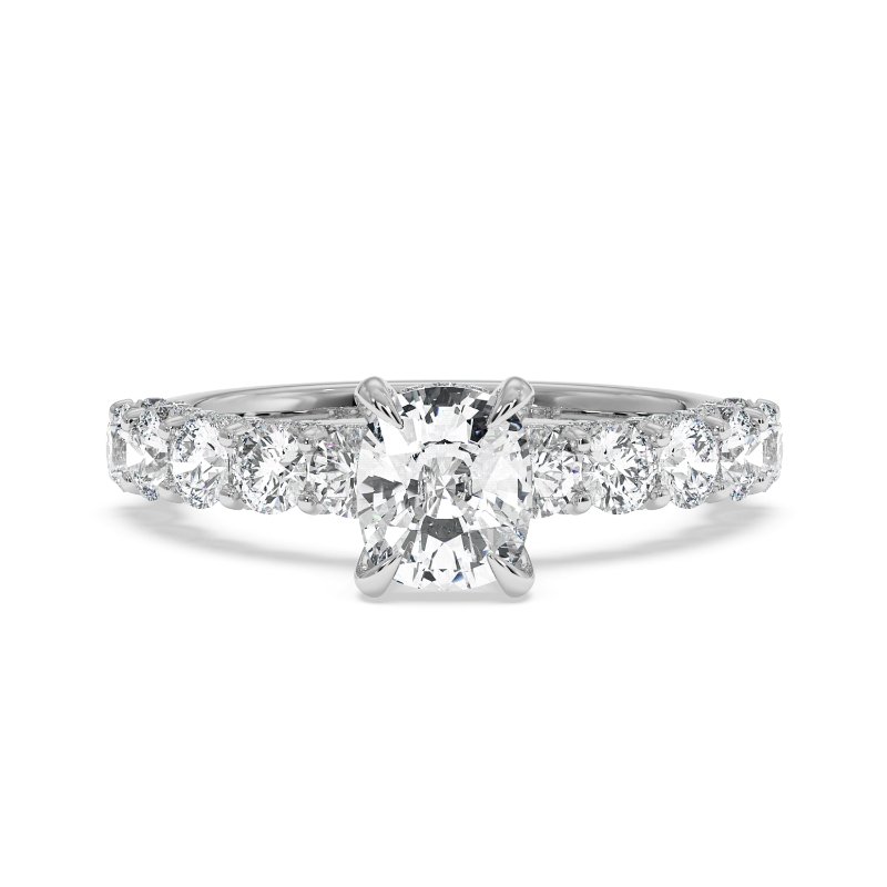 18K White Gold Elara Engagement Ring