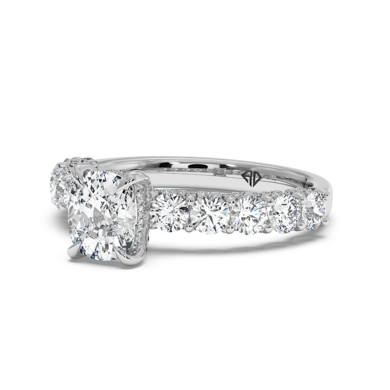 18K White Gold Elara Engagement Ring